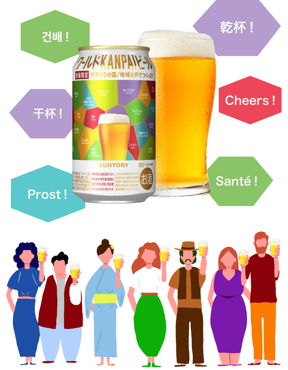 乾杯！건배！Cheers！干杯！Santé！Prost！